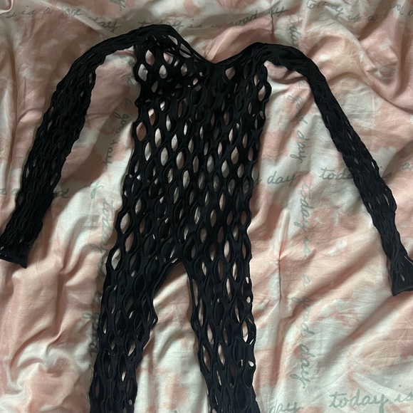 Shein fish net one piece